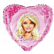 Balón fóliový 43 cm Barbie - srdce